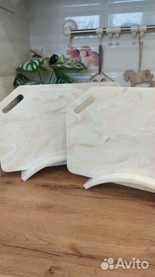 Набор каменных досок цвет мрамор