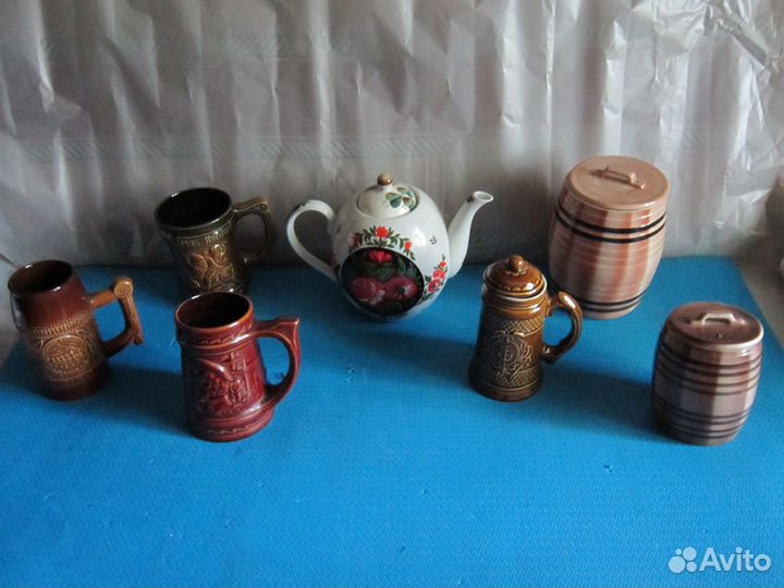 Солонка, чайница, сахарница СССР