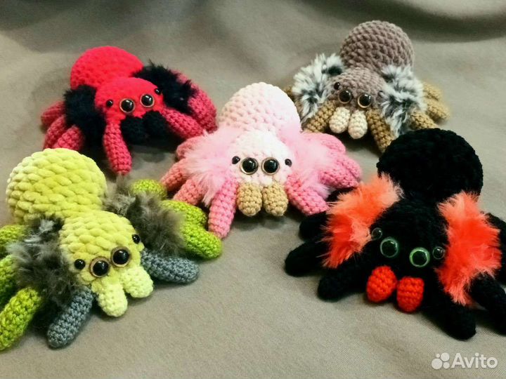 Милые Плюшевые Паучки с гибкими лапками