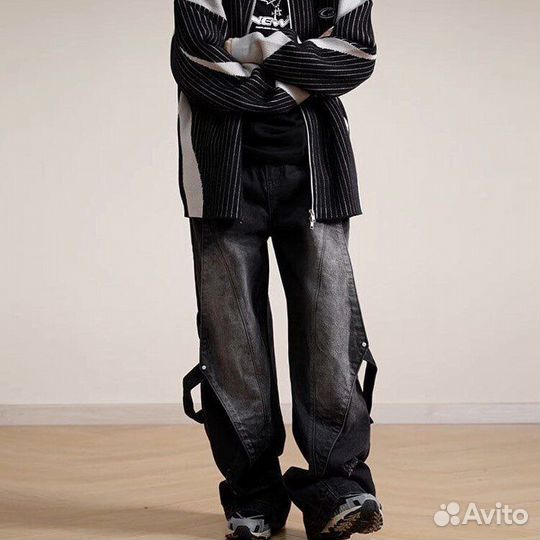 Джинсы Balenciaga black belts type