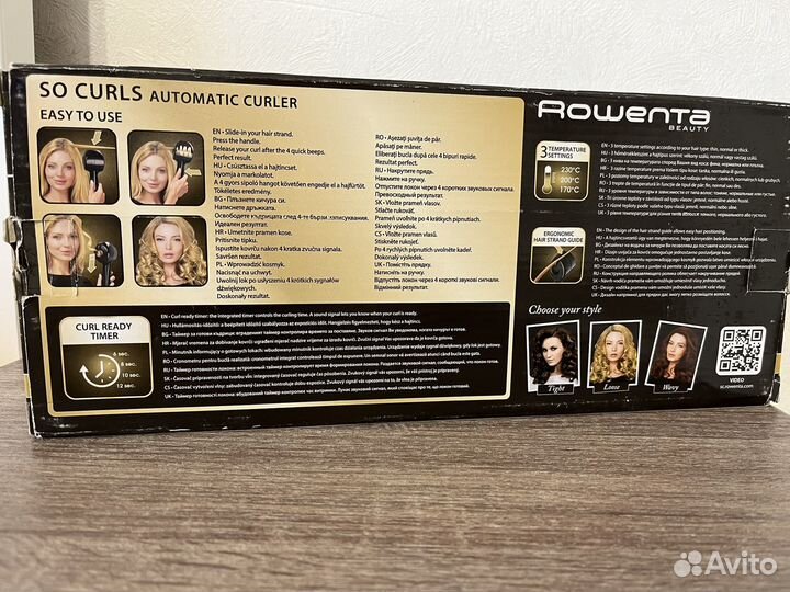 Электрощипцы для волос Rowenta