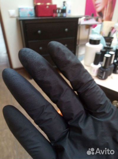 Перчатки нитриловые