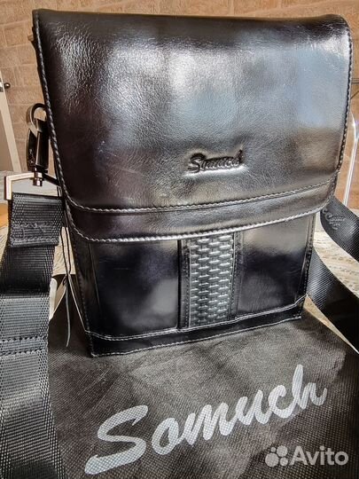Сумка мужская натуральная кожа