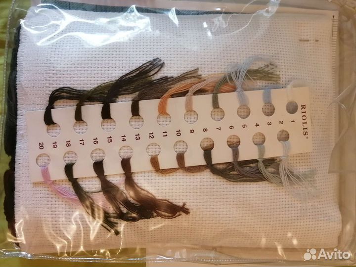 Набор для вышивания крестом риолис 58х40 см