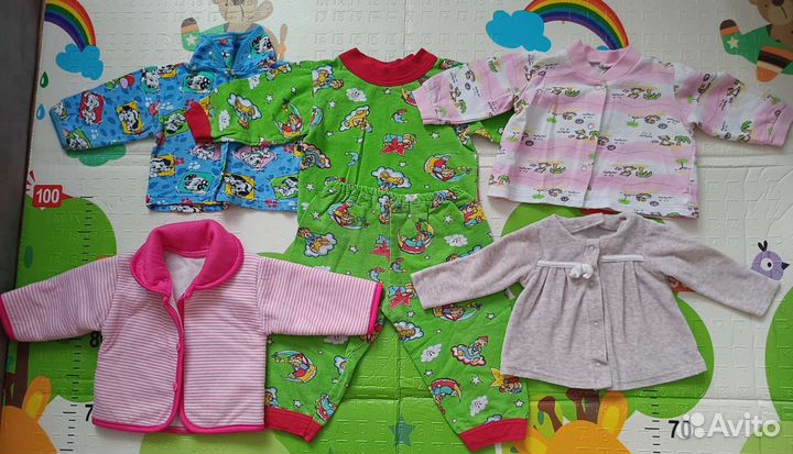 Детские вещи пакетом для девочки 3-6 мес