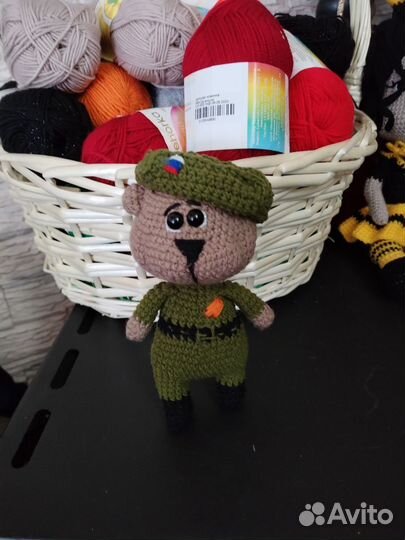 Вязаные игрушки ручной работы