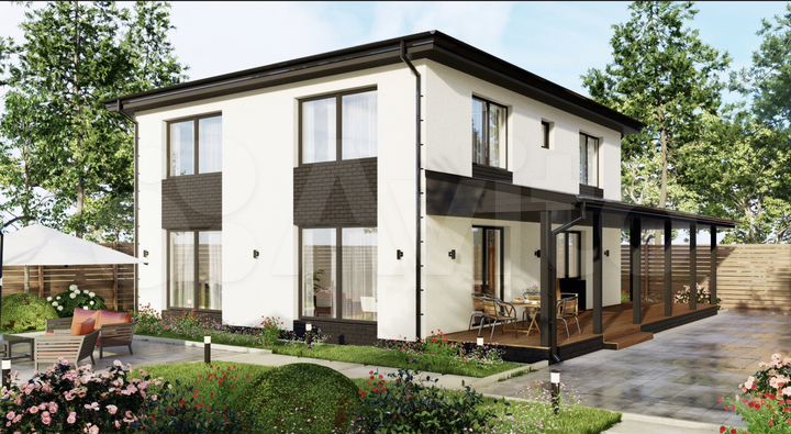 Дом 244 м² на участке 10 сот.