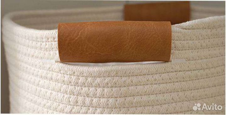 Корзина для хранения с ручками большая