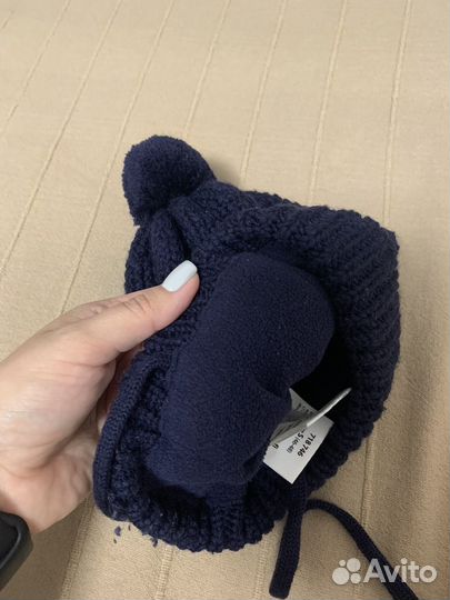 Детские шапки на 3-6 мес