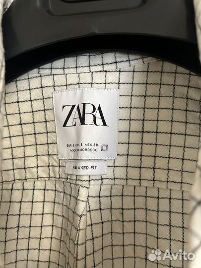 Zara Рубашка мужская хлопок S