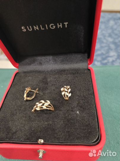 Золотые серьги