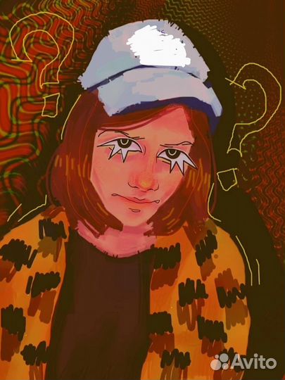 Стилизованный портрет диджитал/традишнл