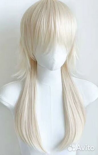 Парик белый для косплея
