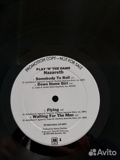 Nazareth - play'N' THE game.Promo LP 1976