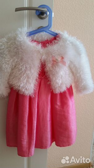 Платье, шубка