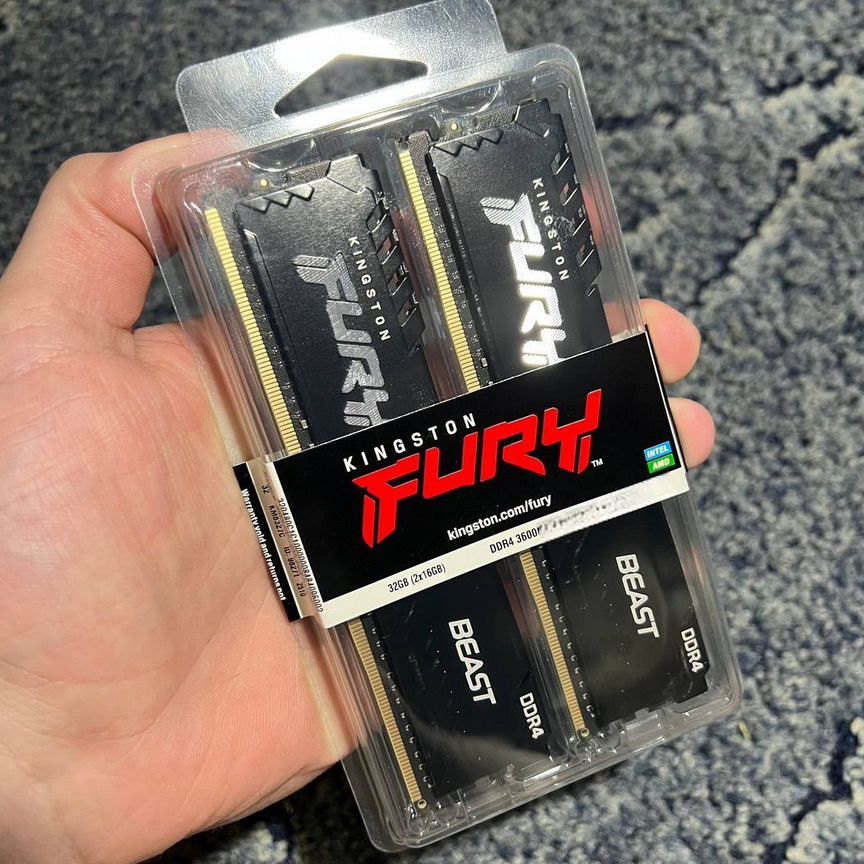 оперативная память kingston 16gb ddr4 3600mhz - Купить оперативную