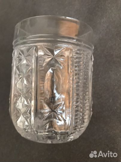 Хрустальные кружки, набор 6 шт., дхз, СССР