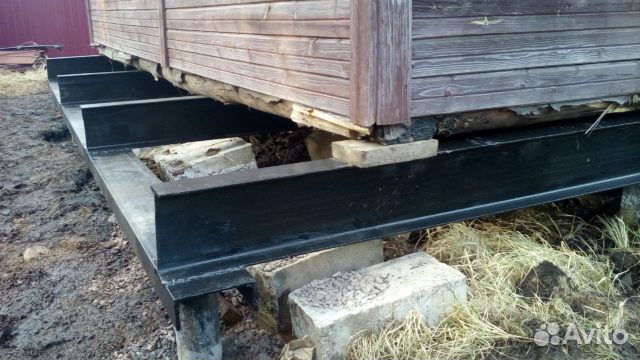 Фундамент, подъем домов