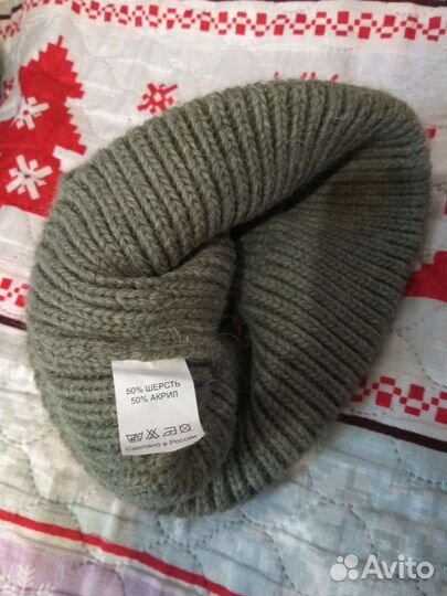 Шапка женская шерсть акрил