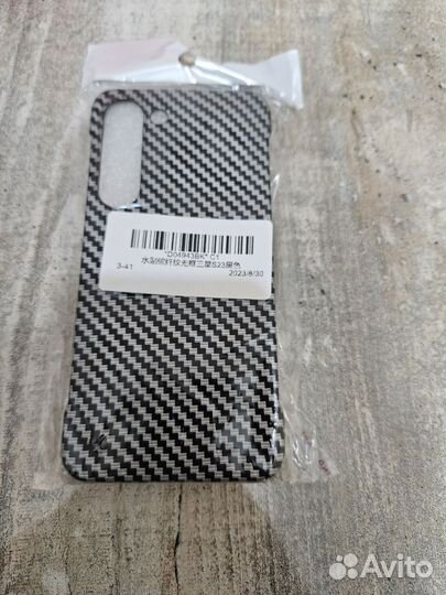 Чехол на Samsung galaxy s23 под карбон
