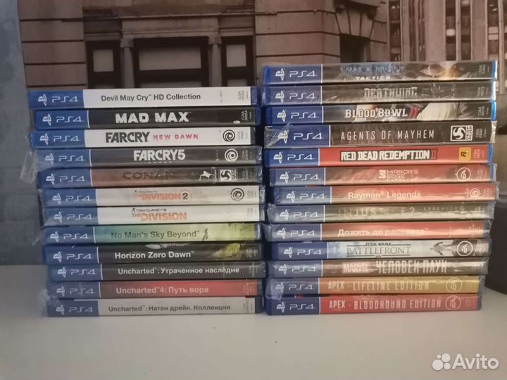 Диски PlayStation 4
