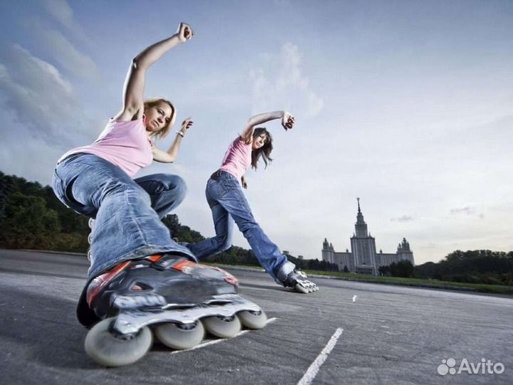 Обучание катанию на роликах