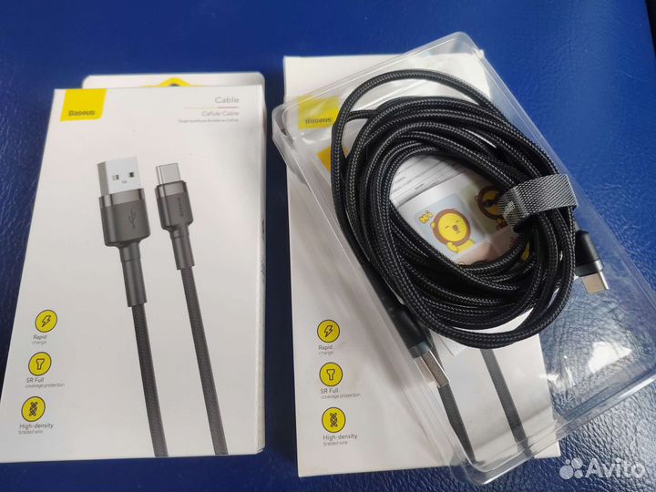 Baseus кабель type-c 3 м