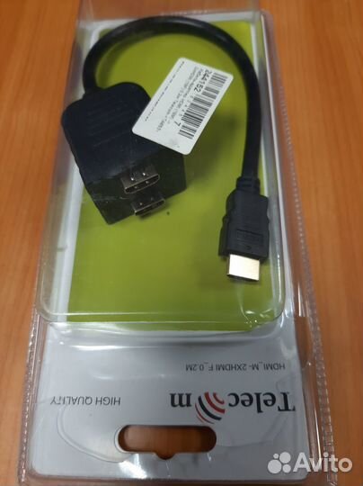 Разветвитель hdmi ) 2xhdmi Telecom TA653 новый
