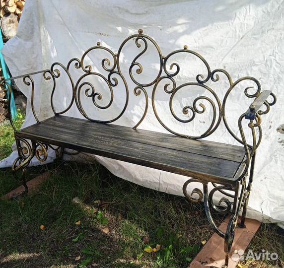 Лавочка кованная