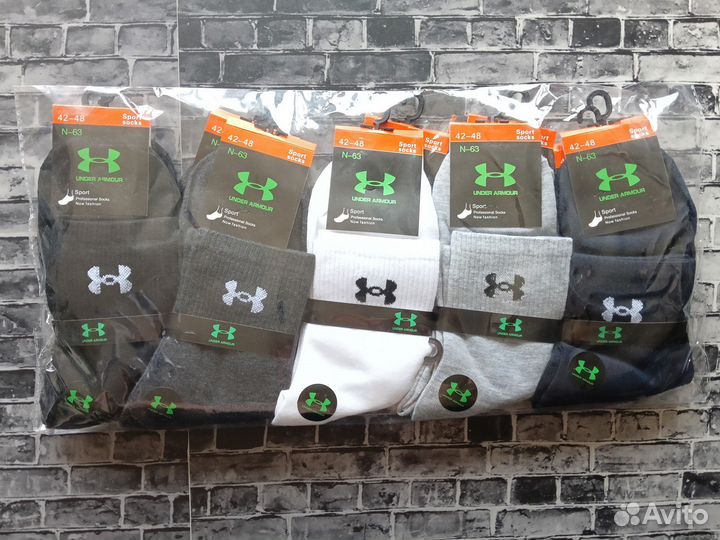 Носки Nike Adidas хлопок