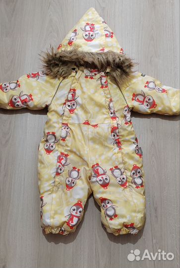 Зимний комбинезон для девочки74-80