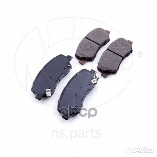 Колодки тормозные дисковые перед NSP02581014LA0