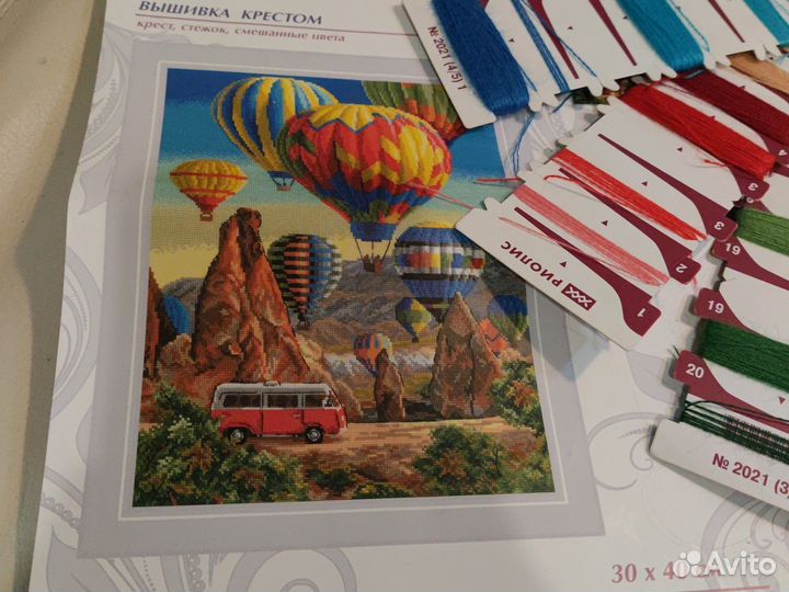 Набор для вышивания Риолис (остатки)