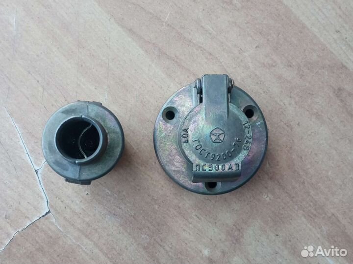 Розетка на фаркоп металлическая (папа/мама)