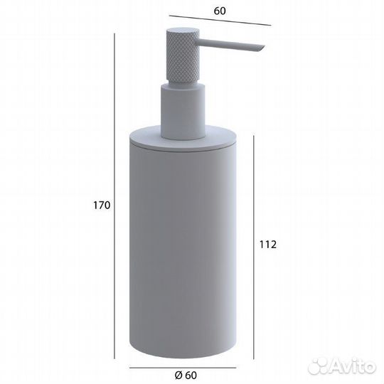 Дозатор для жидкого мыла настенный Boheme Uno хром
