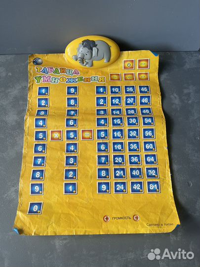 Таблица умножения интерактивная обучение