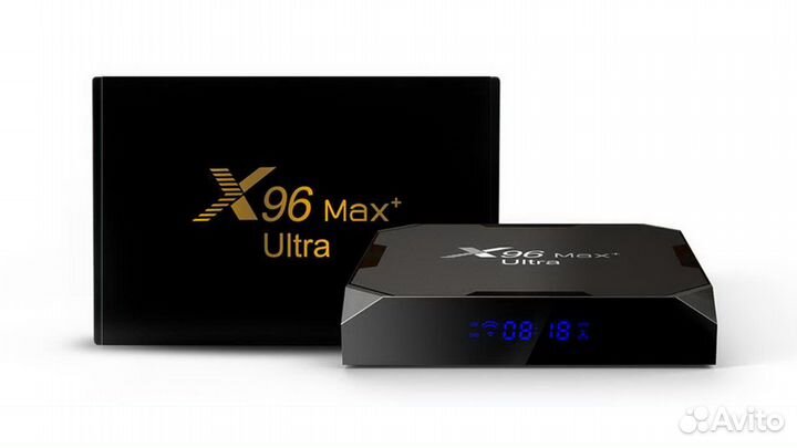 Тв приставка X96 Max Plus Ultra 4+32 Андроид Новая