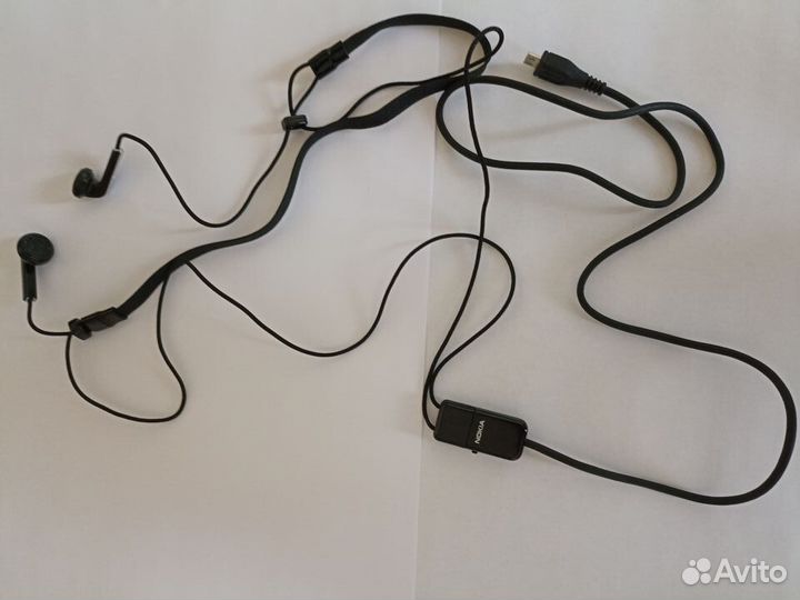 Наушники Nokia HS-82 разъем micro USB