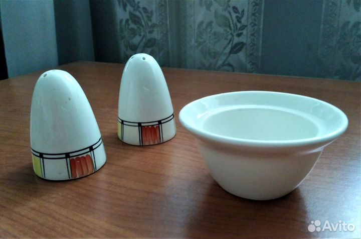 Солонка и перечница фарфор СССР