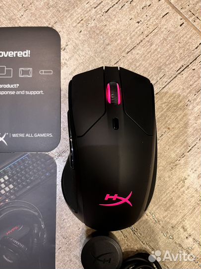 Мышь HyperX Pulsefire Dart черный оптическая (1600