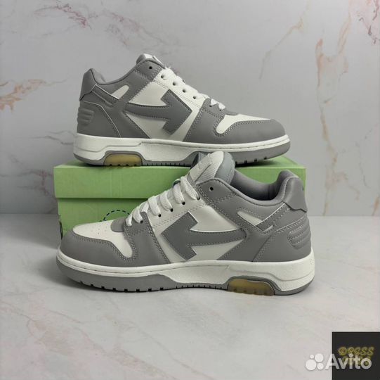 Кеды кожаные мужские Off-White