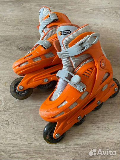 Роликовые коньки детские раздвижные