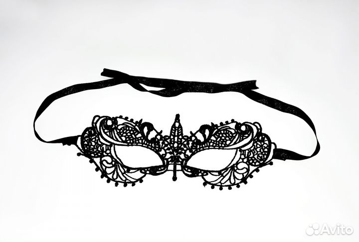 Маска ажурная тканевая