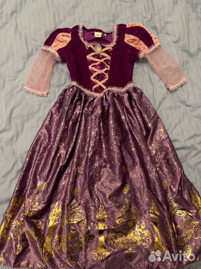 Новогоднее платье 116-128 эльза Рапунцель