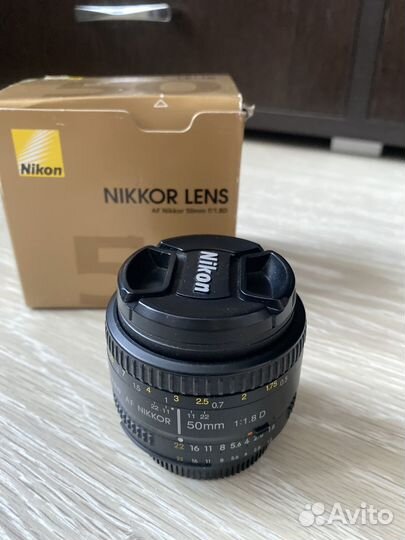 Объектив nikon 50mm f 1.8D