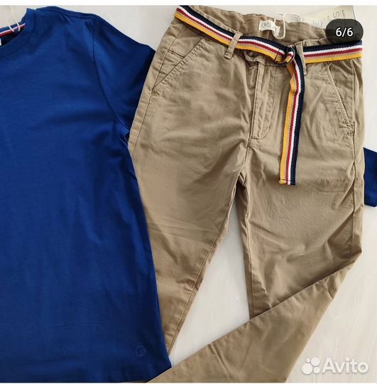 Лонг р.152 и джинсы р.146