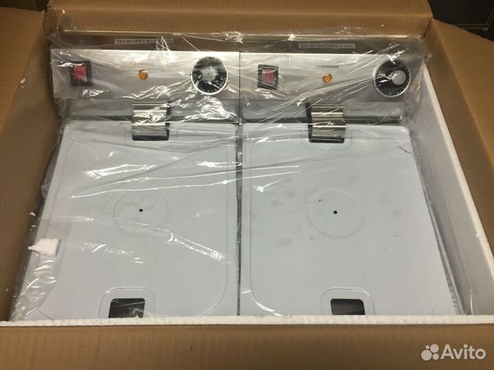 Фритюрница 2х4л новая