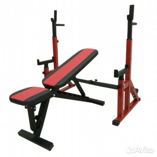 Стойка для штанги с подстраховкой.Модель Д + скамь
