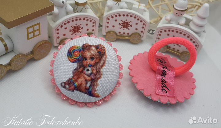 Резинки для волос ручной работы