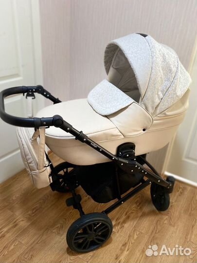 Коляска 2 в 1 эко кожа